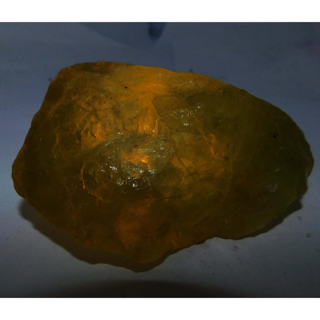 1185 Ct Natural Sapphire Huge Rough Earth Mined CERTIFIED Yellow Loose Gemstone AZ-88