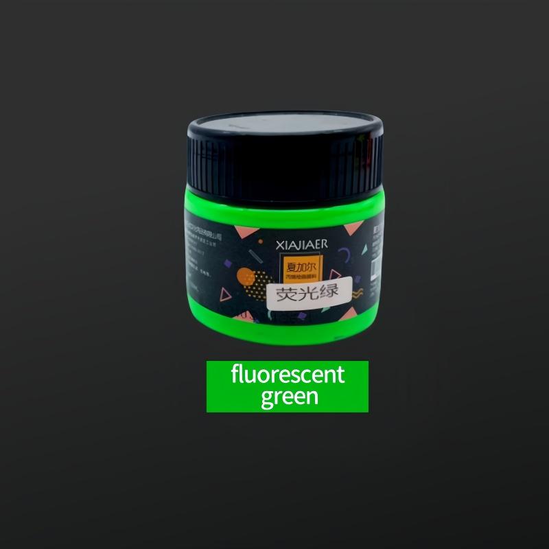 

100 мл/ банка флуоресцентная акриловая краска xiajiaer ручная роспись стен акриловая краска студийное искусство флуоресцентный акрил fluorescent green