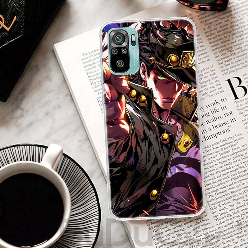 JoJo's Bizarre Adventure Kujo Jotaro Cover For Xiaomi Redmi Note 14 13 12S 12 11 Pro Plus Phone Case 11S 10S 10 11E 11T + 9S 9 P