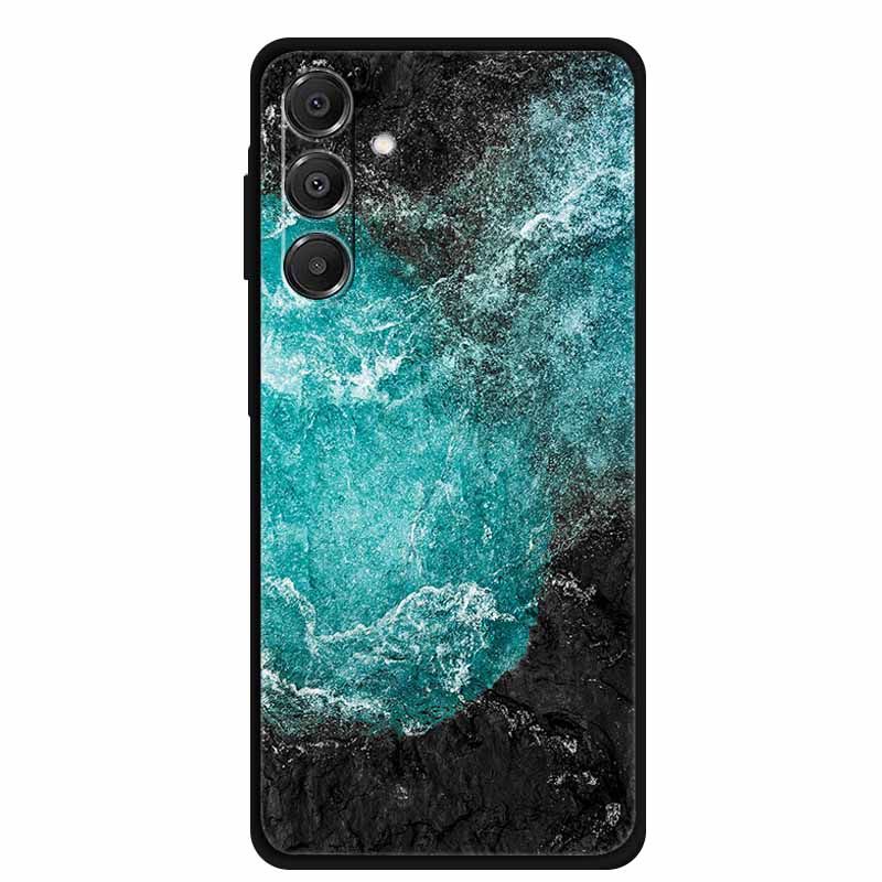 For SAMSUNG GALAXY A37 A57 5G Case Original Soft Silicone TPU Phone Cases Cover Samsung A57 A37 5G Fashion Protector Planet Capa
