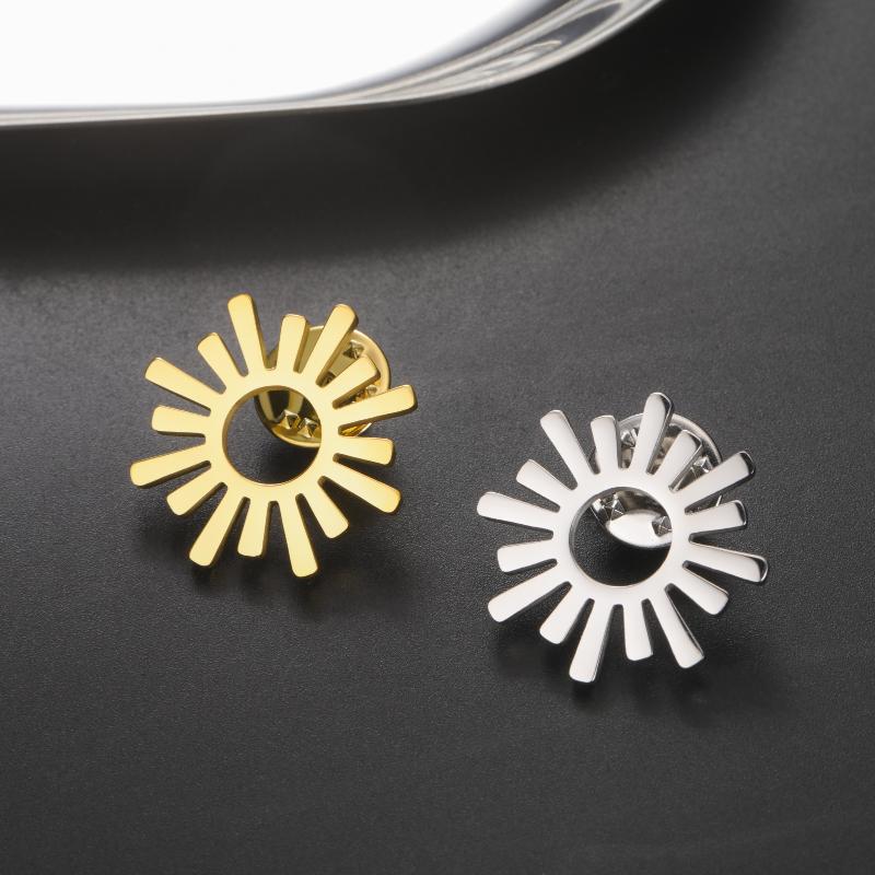 Crown Bee Butterfly Snowflake Lapel Pins Women'S Brooch Gold Color Suit Collar Badges On Backpack Stainless Steel Jewelry