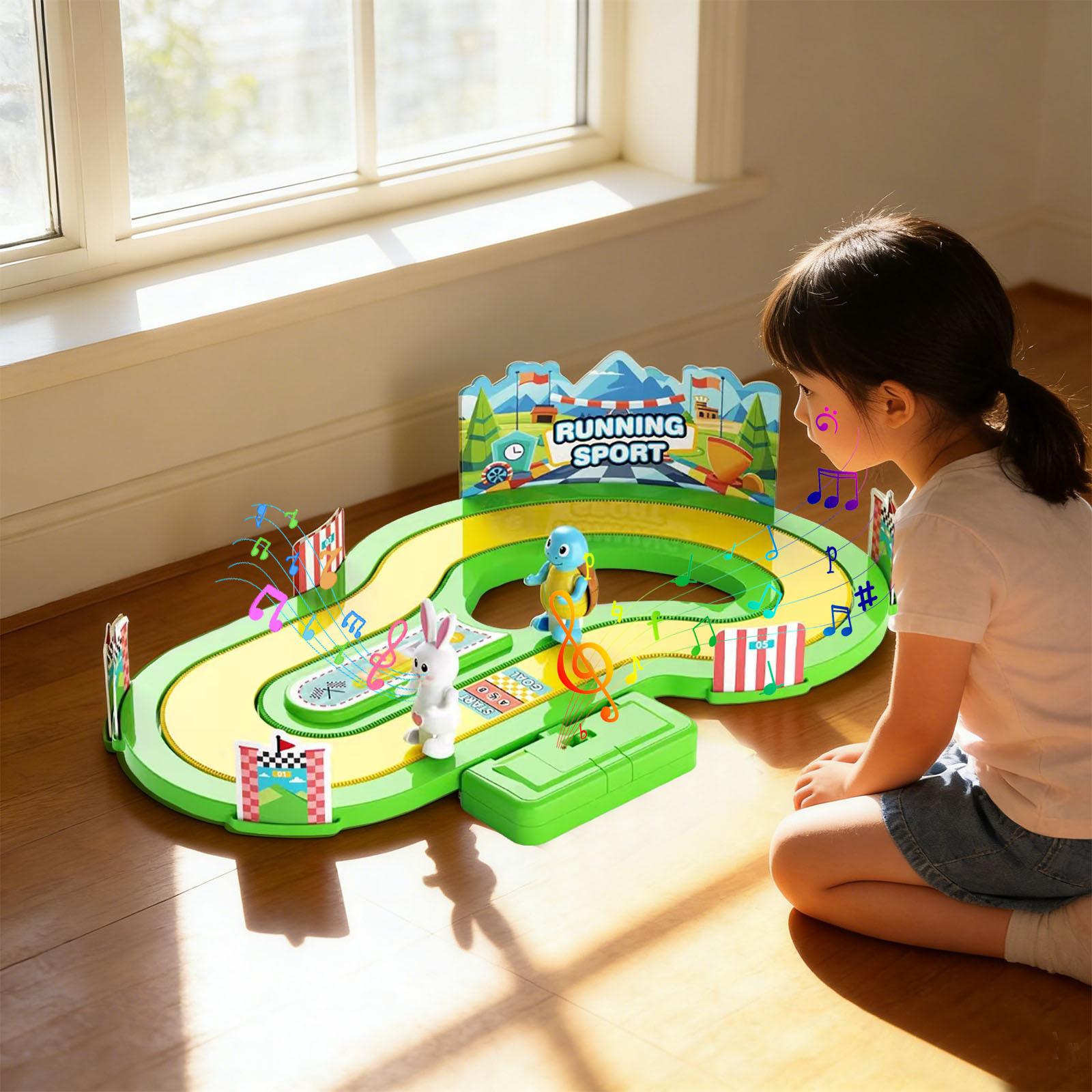Latest Toys Tactile Racing Game Parent Child Interactive Game Controlled Board Plaything Two Player Competitive Games Sports Activity