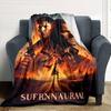 1pc Supernatural Throw Blanket Soft Flannel, Cozy All Season Polyester Perfect for Home, Office