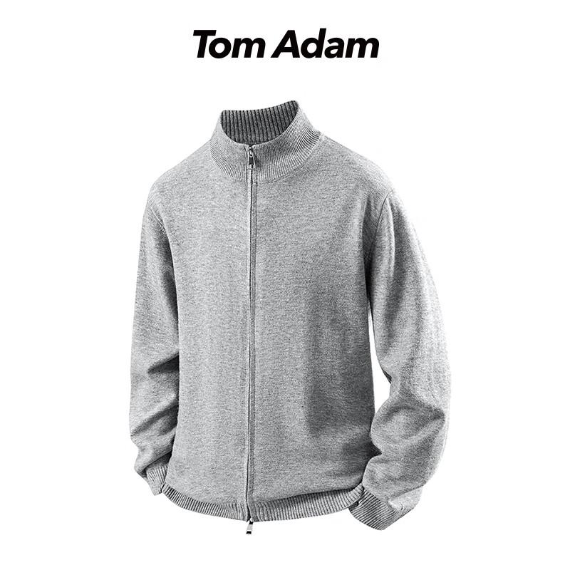 

TOM ADAM Men s Stand Collar Knit Sweater 2XL