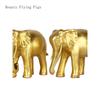 1 pair of metal elephant ornaments water absorbing elephant home decor living room decoration handicrafts opening gift