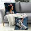American Singer C-Conan G-Gray  Pillow Case Office Cushions Suitable For Sofa Car Bedroom Decorative Cushion Cover