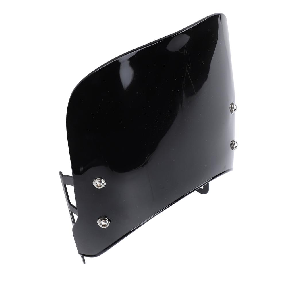 Motorcycle Front Windshield Unbreakable PMMA Panel Front Wind Deflector with Mount Bracket for