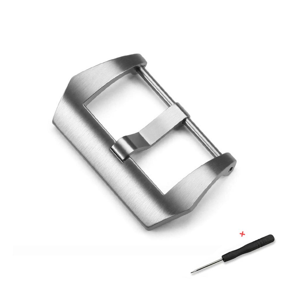 Metal Watch Band Buckle 18mm 20mm 22mm 24mm 26mm for Panerai Watchband Strap Stainless Steel Clasp Screw Pin Watch Accessories