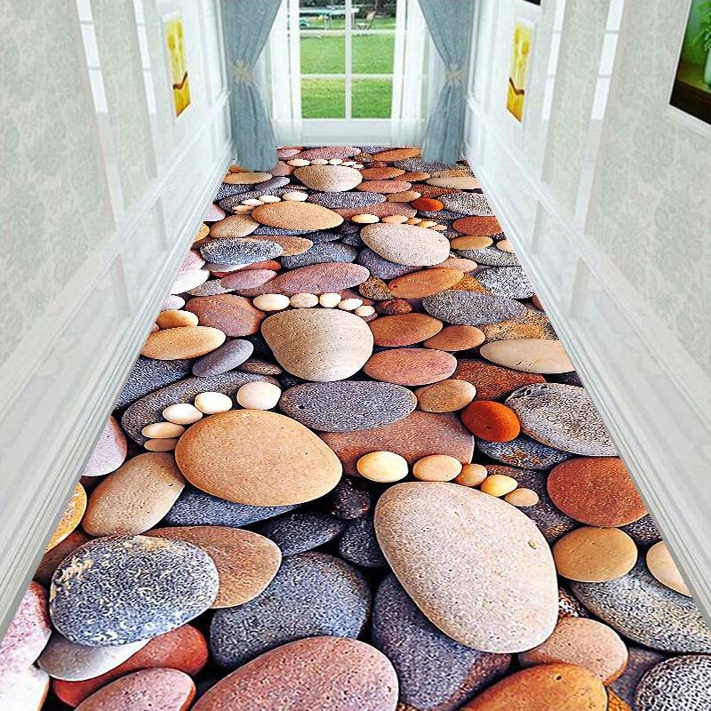 3D Corridor Carpet Living Room Carpet Bedroom Bedside Crawling Mat Coffee Table Entrance Door Mat