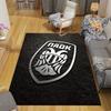PAOK Flannel Printed Carpet, Home Sofa Decoration for Living Room & Bedroom, Non‑Slip Play Flannel Floor Mat for Game Room