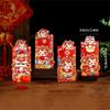 4pcs Fortune Chinese Style Red Envelope Paper Blessing Money Pouch Traditional Lucky Money Packets New Year