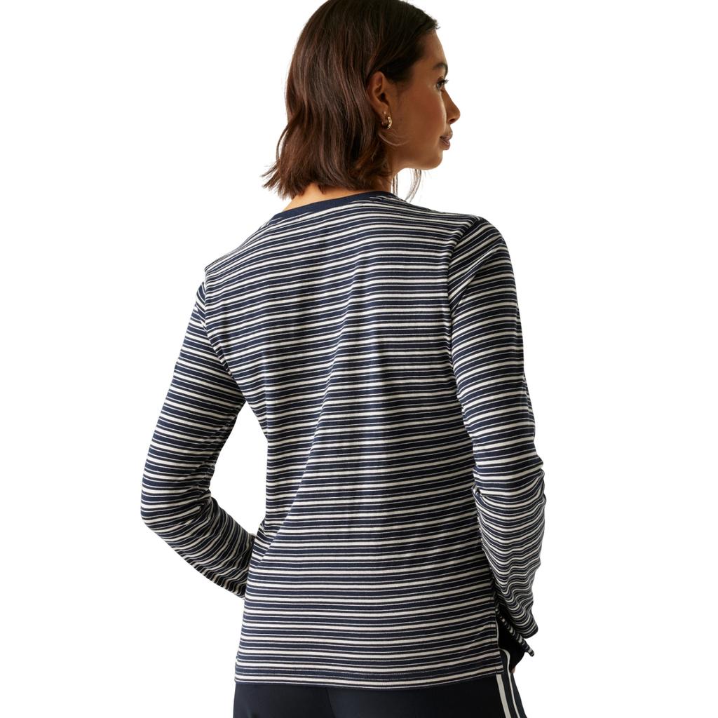 Regatta Womens/Ladies Federica Stripe Long-Sleeved T-Shirt
