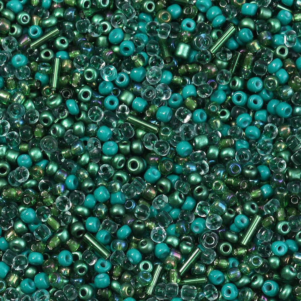 40g 3mm Glass Seed Beads Mixed Color Round Loose Spacer Glass Rice Beads For Jewelry Making DIY Bracelets Necklace Accessories