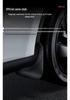 Tesla Mudguards: Updated Model 3/Y & Six-Seater Y Front Row Tire Modification Accessories