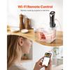 VEVOR Sous Vide Precision Cooker, 1100W Sous-Vide Cooking Machine, WIFI Immersion Circulator with 10 Preset Recipes, LCD Touchscreen, Fast-Heating