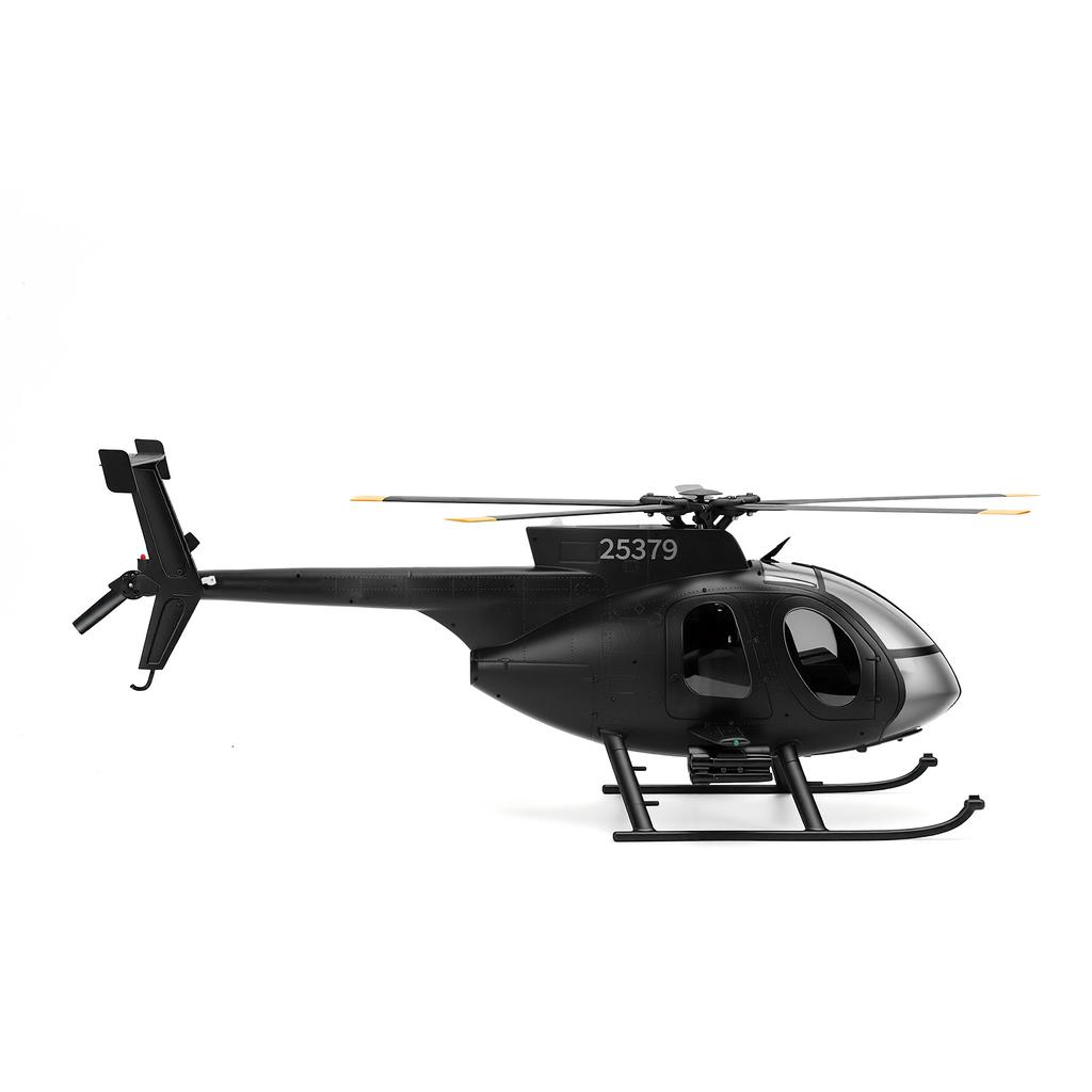 1:16 Scale RC Helicopter, 2.4GHz Flybarless Remote Control Aircraft with Brushless Motor Black
