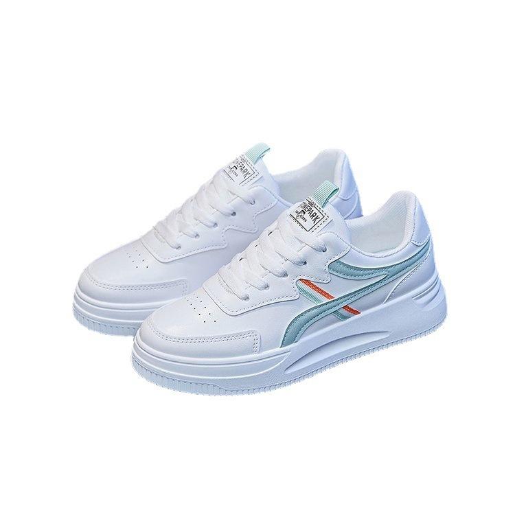 Foreign trade single shoes women's 2025 autumn women's shoes rubber soft sole students Korean version of sports and leisure white shoes