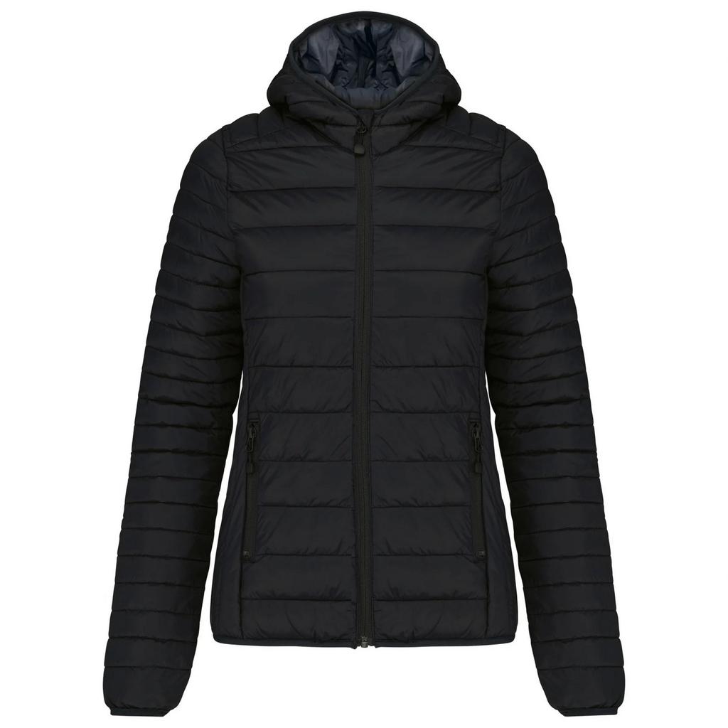 Kariban Womens/Ladies Lightweight Hooded Padded Jacket