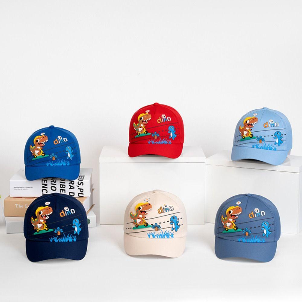 Breathable Kids Dinosaur Baseball Cap Cute Outdoor Sun Protection Hat  For Boys Girls