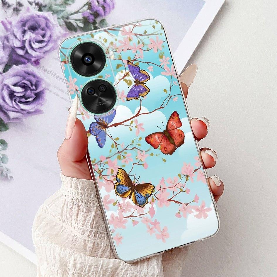 For Huawei Nova 11 SE Case Nova 12 SE Cover BNE-LX1 Funda Fashion Flower TPU Soft Silicone Phone Case For Huawei Nova 12SE Shell