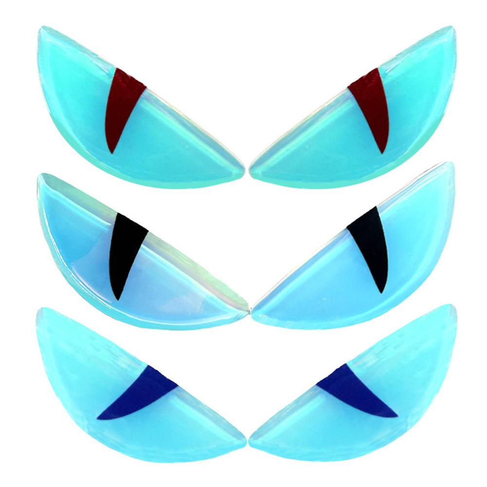 Motorcycle Devil Eye Stickers Headlight Luminous Dazzle Colour 3D Decals Motorbike Body Waterproof Decoration Sticker