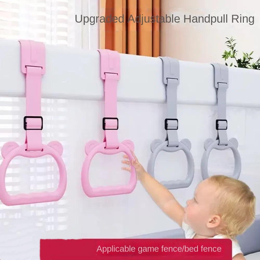 Hanging Ring Baby Crib Hooks Stroller Toy Ring Pull Ring for Playpen Teaching Baby Pull Ring Baby