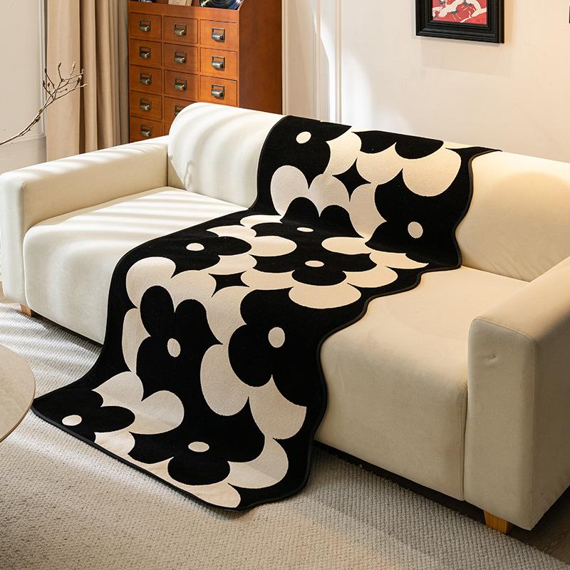 Luxuriöses Sofakissen Winter Sommer Universal Rutschfest Elegant Sofabezug Decke Für Gerades Sofa Sitzkissen