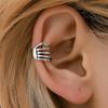 Yousheng Women Ear Clip, Skeleton Claw Hand Snap-On Non-Pierced Ear Clip, Punk Dark Style Elastic Buckle Earring for Daily Party Wear