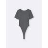 Gu By Uniqlo Warm Rib Bodysuit  Short Sleeve 