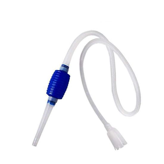 

Aquarium Fish Tank Water Change Pump Siphon Suction Pipe Gravel Cleaner Tool синий