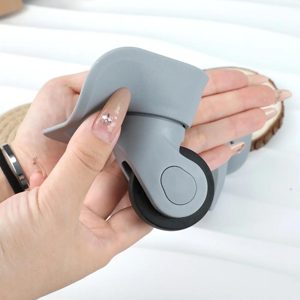 2Pcs Suitcase Wheels Luggage Spinner Caster Silent Luggage Wheels Replacement Wheels Customs Box Trolley Accessories Hot