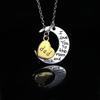Rose  Heart & ( Mom Dad Brother Son Aunt Uncle Sister Daughter Grandma Grandpa)Necklace LS