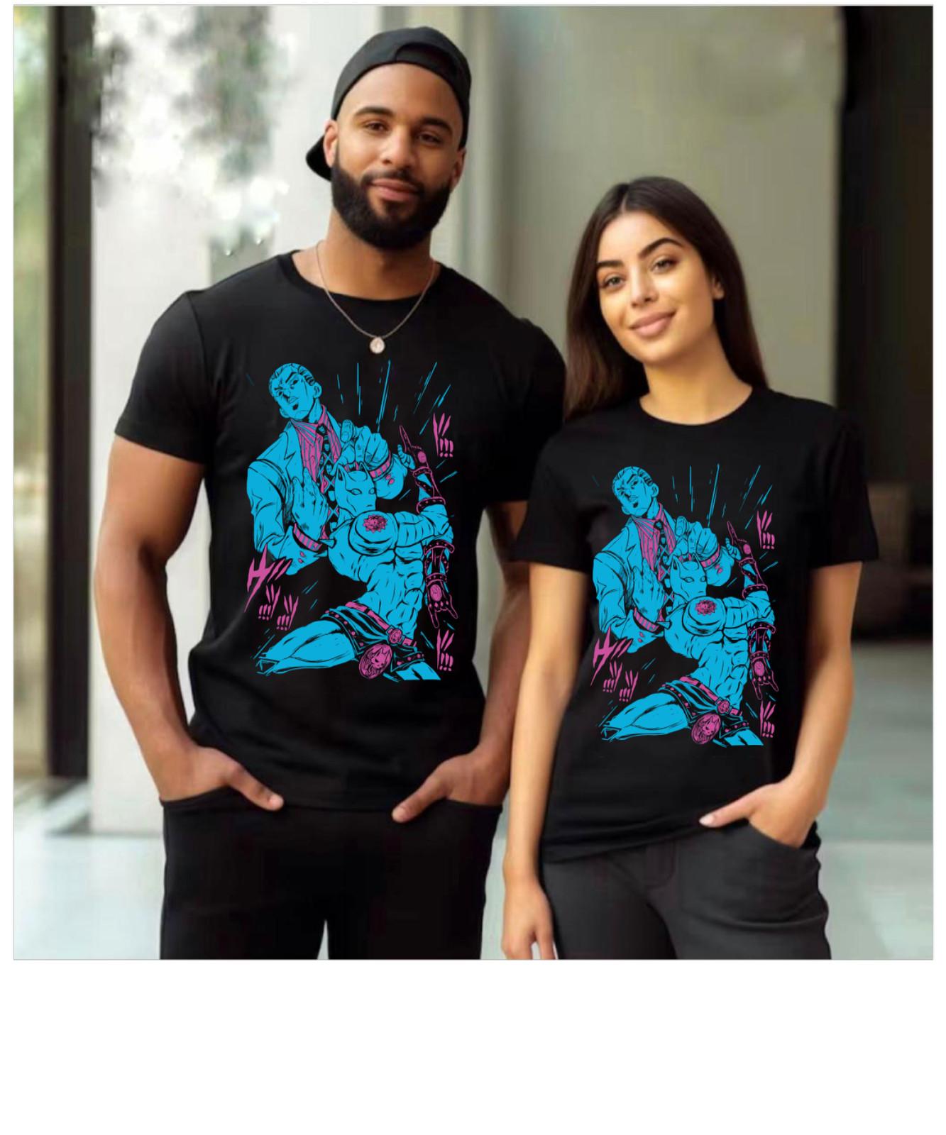 

SAITAMA One Punch Man T-Shirt Mens Womens Tees Top Anime Manga Gifts Black Short Sleeve All Size L