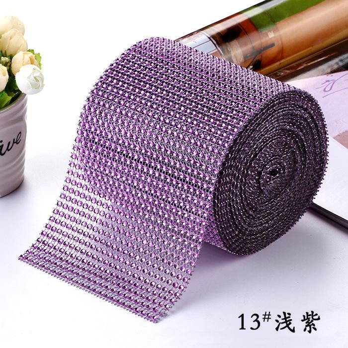 10Yard 4mm Crystal Rhinestones Fabric Elastic Mesh Net Crystal Trim Fabric for Diy Garment Dresses Scarf Mask Material