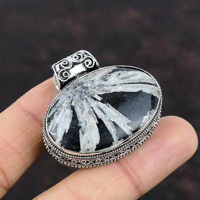 Ciondolo di crisantemo Ciondolo di pietra preziosa reale Ciondolo fatto a mano Ciondolo in argento sterling 925 Ciondolo di crisantemo Gioielli Ciondolo vintage Regalo per moglie