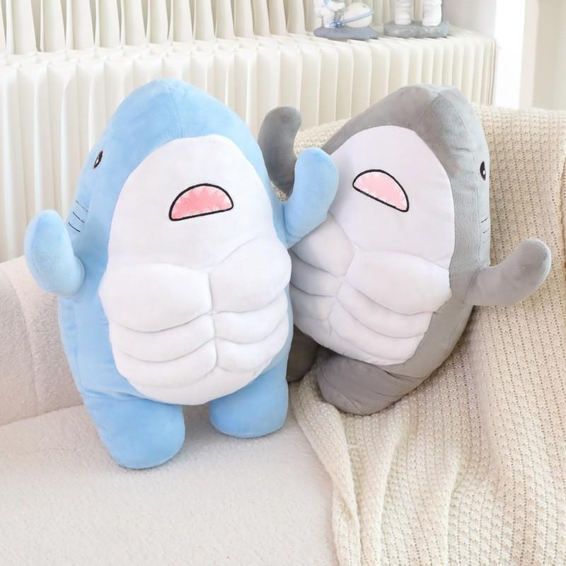 Shark Plush Funny Toy Durable Material Child Gift Home Bedroom Doll Decoration