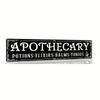 Vintage Metallschild Apotheke Dekoration Hexe Halloween Kneipe Garage Wetterfest