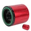 High Flow Oil Filter M20x1.5 Thread with Magnet Washable Reusable Replacement for Honda Red