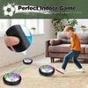 LED Hover Football Rechargeable Hover Soccer Ball for Boys Indoor Toys with Light and Foam Bumper Air Floating Kickerball