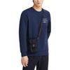 Anta Training Series Logo Print Sweatshirt Men Sweatshirt Blue 152317725-2