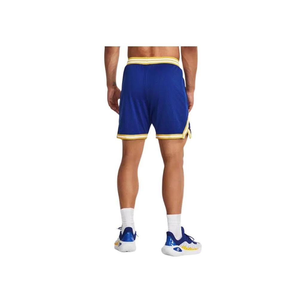 Under Armour Curry Cartoon Pattern Printed Basketball Shorts Men shorts Blue 1380330-400