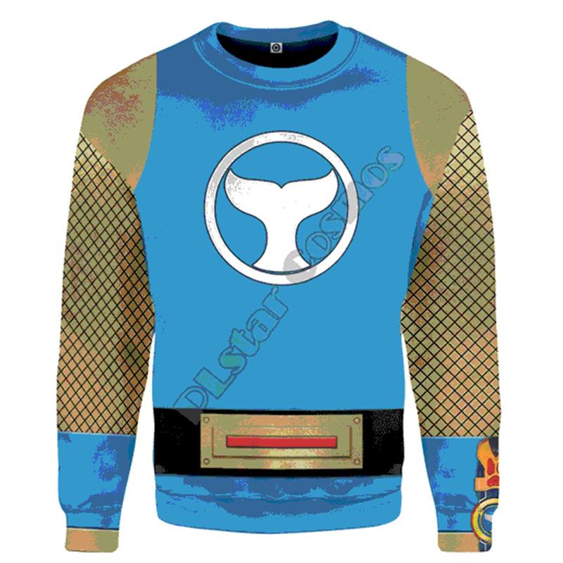 Men's Sweatshirt New Style Fashionable 3D Digital Abstract Printed Long-sleeved Base Shirt