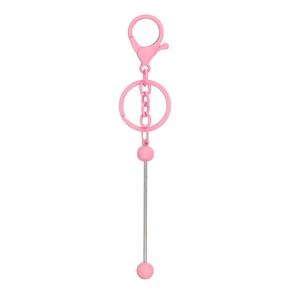 1/5 Stück Bunte Metall-Schlüsselanhängerstangen zum Auffädeln Leere für Perlen Anhänger Schmuck Charms DIY Bastelarbeiten Schlüsselanhänger Herstellung Geschenk