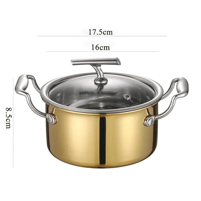 304 Stainless Steel Single Person Hot Pot Hotel Club Thickened Stainless Steel Hot Pot Commercial Family One Pot Per Person