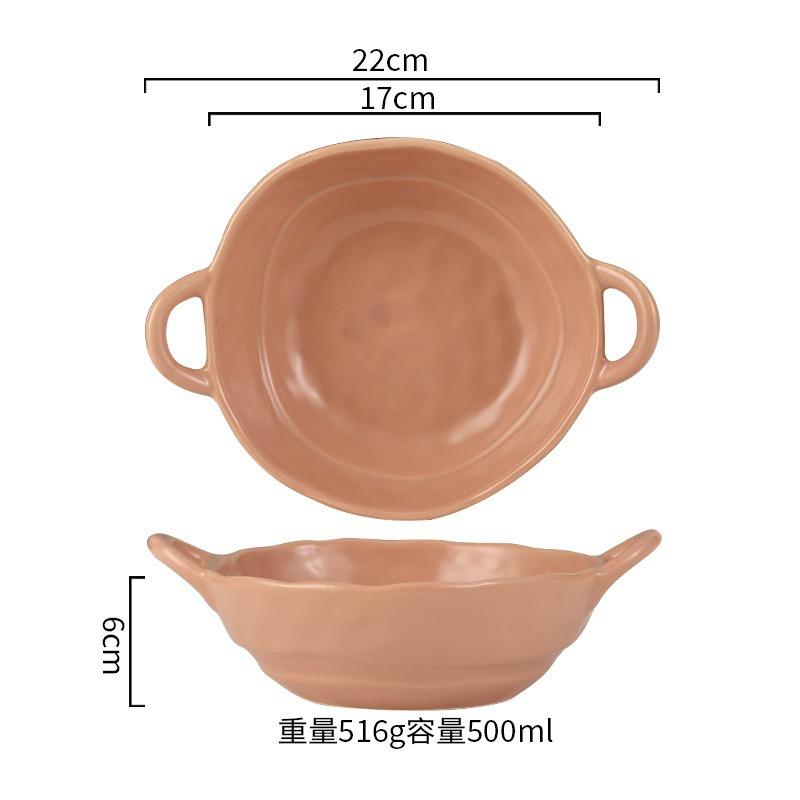 Матовая миска для ушей, нестандартная посуда, не совсем белая, Пномпень, нестандартная керамическая миска, пибимпап, миска для лапши ламиан, кухонные принадлежности