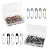120pcs Safety Pins Colored Safety Pins Metal Safety Pins With Storage Box Small Safety Pins For Clothes Diy Crafts Sewing Home