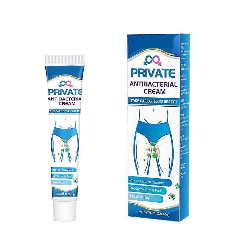 1Pc/2Pcs Private Antibacterials Cream Remove Odor Private Part Anti-Inflammatory Relieve Itching Eczema Cream 20g