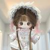 niannyyhouse 20cm Plush Ancient Style Hanfu Cotton Doll Outfit Clothes, Headgear, Coat, Skirt, (A1)