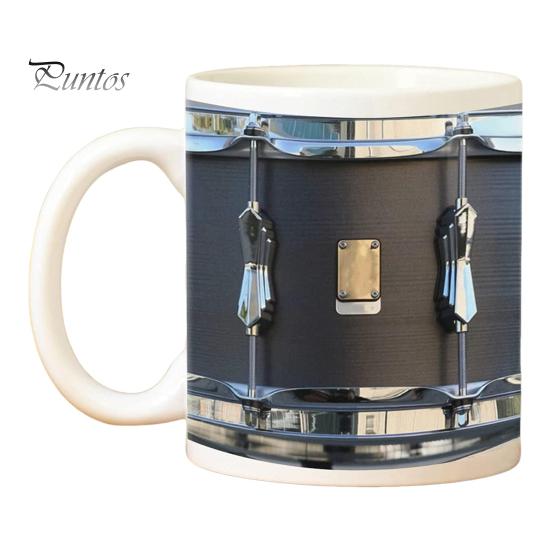 

Смешная черная кружка-барабан 11 унций ретро керамическая кофейная кружка-барабанщик любимая посуда для напитков подарок барабанщику для мужчин женщин музыкантов белый