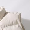 Men Down Waistcoat With Pockets Stand Collar Sleeveless Zipper Closure Autumn Winter